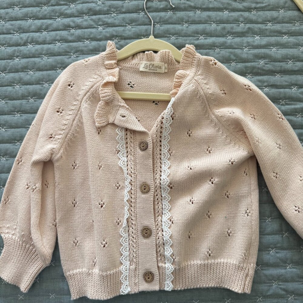 Sweet 3T Pink Cardigan NEVER WORN